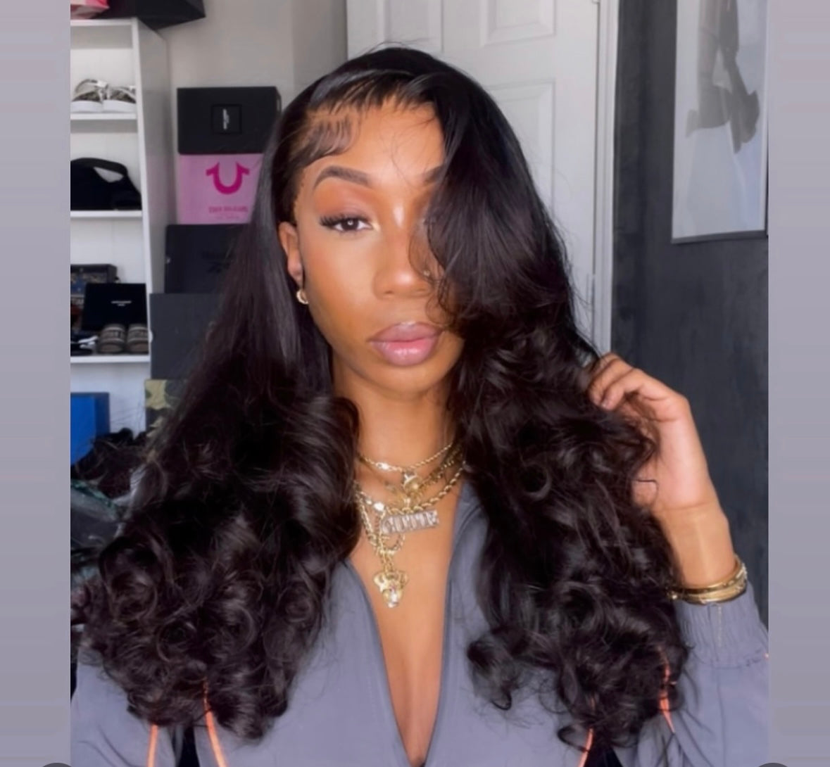 Raw Vietnamese 13X6 Straight Wig Worn by @Crownmecutie
